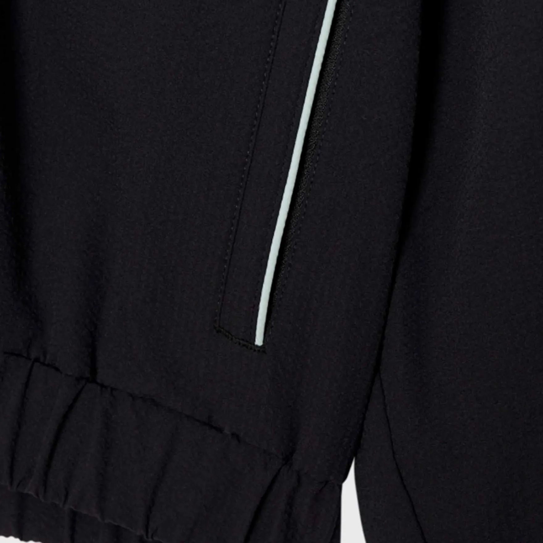 Wwade crinkle track top